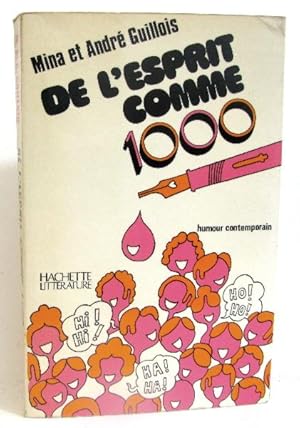 Imagen del vendedor de De l'esprit comme 1000 a la venta por crealivres