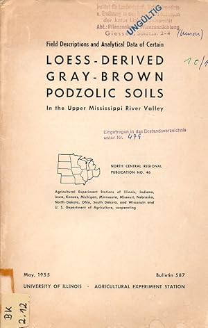 Bild des Verkufers fr Loess-Derived Gray-Brown Podzolic Soils in the Upper Mississippi River zum Verkauf von Clivia Mueller