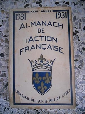 Seller image for Almanach de l'Action Franaise - 1931 for sale by Frederic Delbos