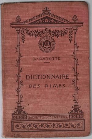 Dictionnnaire des rimes