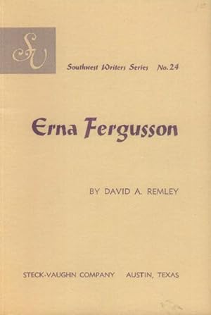 Seller image for Erna Fergusson: Southwest Writers Series No. 24 for sale by Paperback Recycler