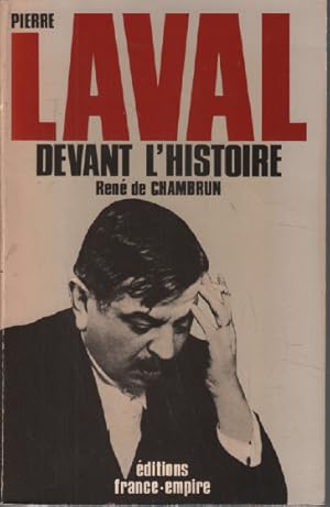 Pierre laval devant l'histoire