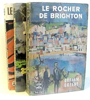 Seller image for 3 volumes de graham greene ; Le troisime homme - le rocher de Brighton - L'homme et lui-mme for sale by crealivres