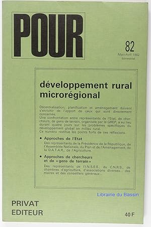 Pour n°82 Développement rural microrégional