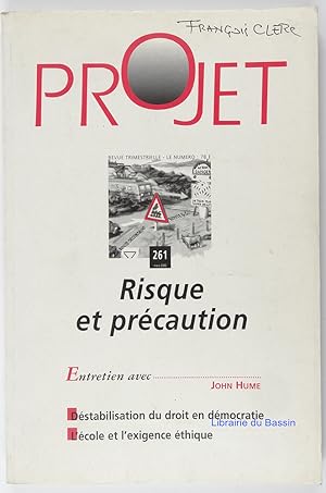 Projet n°261 Risque et précaution