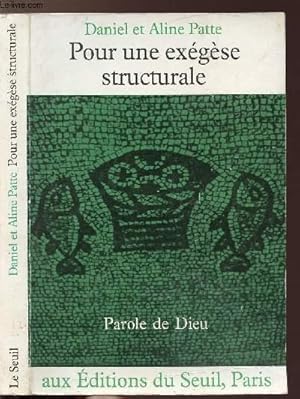 Seller image for POUR UNE EXEGESE STRUCTURALE for sale by Le-Livre