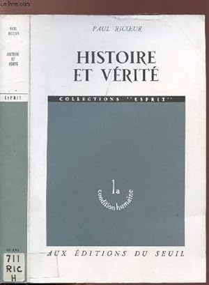 Seller image for HISTOIRE ET VERITE - COLLECTIONS ESPRIT for sale by Le-Livre