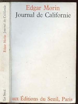 Seller image for JOURNAL DE CALIFORNIE for sale by Le-Livre