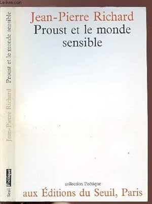 PROUST ET LE MONDE SENSIBLE by RICHARD JEAN-PIERRE: bon Couverture ...