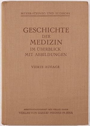 Image du vendeur pour Geschichte der Medizin im berblick mit Abbildungen. mis en vente par Antiq. F.-D. Shn - Medicusbooks.Com