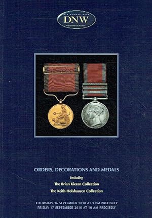 DNW September 2010 Orders, Decorations & Medals - Kieran & Holshausen Collection