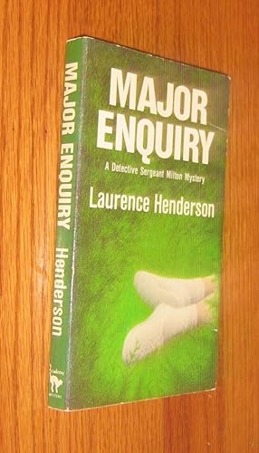 Imagen del vendedor de Major Enquiry a la venta por Friendly Used Books