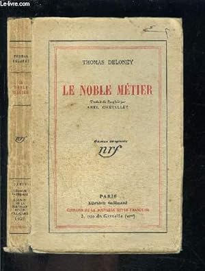 Bild des Verkufers fr LE NOBLE METIER zum Verkauf von Le-Livre