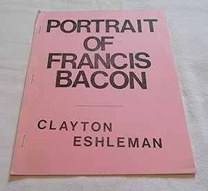 Seller image for Portrait of Francis Bacon for sale by Test Centre Books