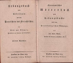 Synonymisches Wörterbuch zum Uebungsbuche nebst einem dialektologischen Anhange.