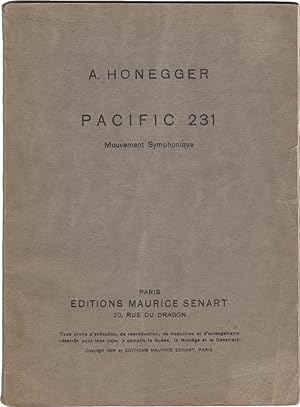 Pacific 231. Mouvement symphonique [Partiturina orchestrale]