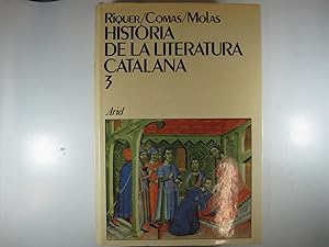 Imagen del vendedor de HISTRIA DE LA LITERATURA CATALANA. PART ANTIGA.: VOL. 3 a la venta por Costa LLibreter