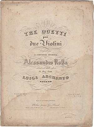 Tre duetti per due violini composti per la gioventù studiosa [No. 1]