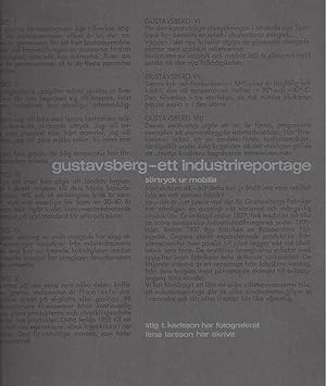 Seller image for GUSTAVSBERG-ETT INDUSTRIEREPORTAGE srtryck ur mobilia - Special edition MOBILIA n 137 - December 1966 for sale by ART...on paper - 20th Century Art Books