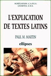 L'explication de textes latins