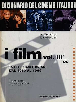 Imagen del vendedor de I Film - Vol. III A/L a la venta por Librodifaccia