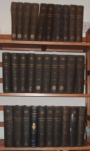The Geographical Journal 1919-1933, [ Run of 30 Volumes ] [ Circa 135 Folding Maps,]