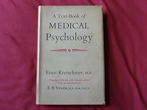 Imagen del vendedor de A TEXT-BOOK OF MEDICAL PSYCHOLOGY a la venta por Douglas Books