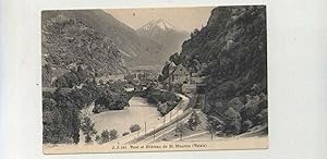 St. Maurice ( Valais ). 1 alte Orig.- Ansichtspostkarte