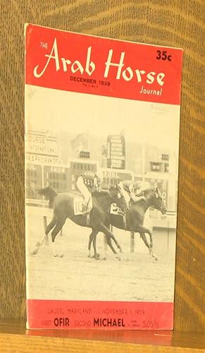THE ARAB HORSE JOURNAL, DECEMBER 1959