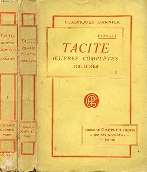 Bild des Verkufers fr OEUVRES COMPLETES DE TACITE, 2 TOMES (ANNALES / HISTOIRES) zum Verkauf von Le-Livre