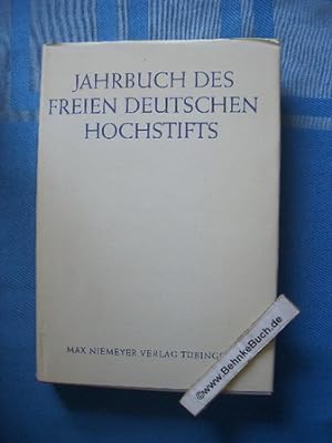 Seller image for Jahrbuch des Freien Deutschen Hochstifts 1995. Jahrbuch des Freien Deutschen Hochstifts for sale by Antiquariat BehnkeBuch