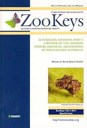 Bild des Verkufers fr Australian assassins, part 1: a review of the assassin spiders (Araneae, Archaeidae) of mid-eastern Australia. zum Verkauf von Andrew Isles Natural History Books