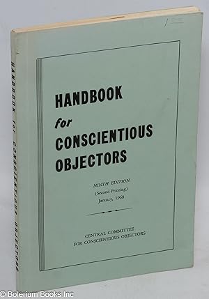 Imagen del vendedor de Handbook for conscientious objectors. Ninth edition a la venta por Bolerium Books Inc.