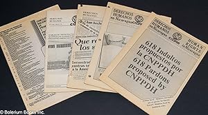 Derechos humanos en Nicaragua / Human rights in Nicaragua [five issues]