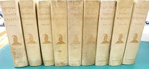 Bild des Verkufers fr The Letters of Horace Walpole, Fourth Earl of Orford. Nine Volume Set. Limited Edition zum Verkauf von Barter Books Ltd