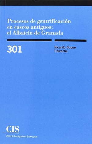 Imagen del vendedor de Procesos gentrificacin en cascos antiguos el albaicn de Granada a la venta por Imosver