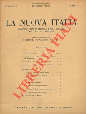 La Nuova Italia. Rassegna critica mensile della cultura italiana e straniera