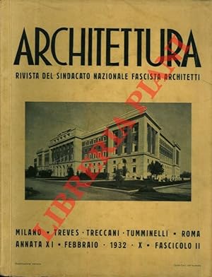 Architettura. Rivista del Sindacato Nazionale Fascista Architetti.