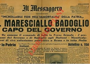 Il Maresciallo Badoglio Capo del Governo.