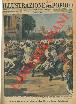 L'assassinio di Gandhi. Mentre il Mahatma, nelle prime ore del mattino, si recava al luogo delle ...