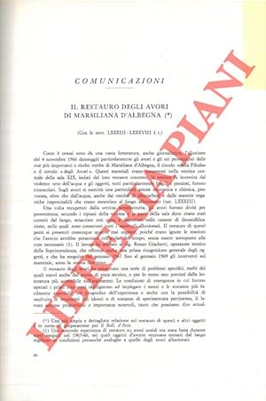 Il restauro degli avori di Marsiliana d'Albegna.