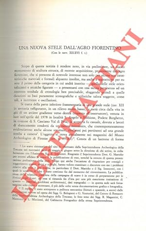 Immagine del venditore per Una nuova stele dell'Agro Fiorentino. venduto da Libreria Piani