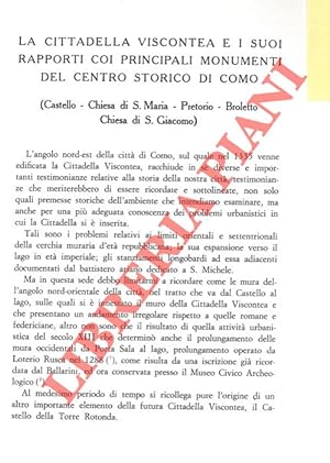 La Cittadella Viscontea e i suoi rapporti coi principali monumenti del Centro Storico di Como (Ca...