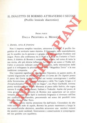 Il dialetto di Bormio attraverso i secoli (profilo lessicale diacronico) .