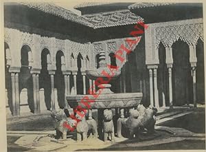 Granada. Alhambra. Cortile e fonte dei leoni (3), dettagli.