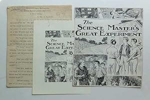 Original Typed Manuscript, Hand-drawn Artwork, Draft Print, Science Master's Great Experiment