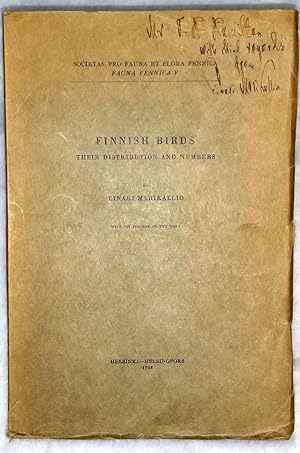 Imagen del vendedor de Finnish Birds: Their Distribution and Numbers a la venta por Lloyd Zimmer, Books and Maps