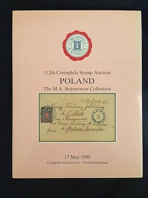 112 Corinphila Stamp Auction. Poland: The M.A. Bojanowicz Collection