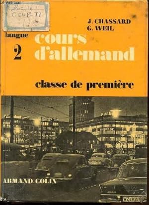 Seller image for COURS D'ALLEMAND - CLASSE DE PREMIERE - LANGUE 2 for sale by Le-Livre