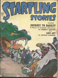 Imagen del vendedor de STARTLING Stories: January, Jan. 1952 a la venta por Books from the Crypt